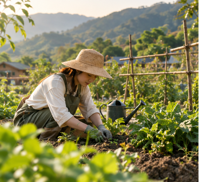 cuộc sống gần gũi với thiên nhiên